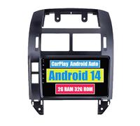 RoverOne Autoradio stéréo pour Volkswagen Polo Mk4 2001-2011 avec lecteur multimédia Android CarPlay GPS Navigation écran tactile Bluetooth WiFi