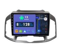 RoverOne CarPlay Stéréo 8G+128G pour Chevrolet Captiva 2011-2016 avec Android Auto Radio GPS Navi Bluetooth RDS WiFi Écran Tactile Lecteur Multimédia