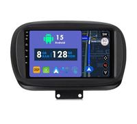 RoverOne CarPlay Stéréo 8G+128G pour Fiat 500X 2014 2015 2016 2017 2018 2019 2020 avec Android Auto Radio GPS Navi Bluetooth RDS WiFi Écran Tactile Lecteur Multimédia
