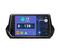 RoverOne CarPlay Stéréo 8G+128G pour Peugeot 2008 208 2019 2020 2021 2022 avec Android Auto Radio GPS Navi Bluetooth RDS WiFi Écran Tactile Lecteur Multimédia