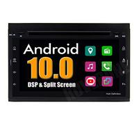 Roverone Système Android 6,2 Pouces Double DIN Autoradio GPS pour Peugeot 307 2002-2010 pour Citroen C2 C3 2003-2009 avec Navigation Radio stéréo DVD Bluetooth SD USB écran Tactile