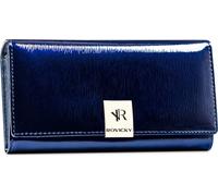 Rovicky Portefeuille en cuir pour femme Omouga bleu foncé Taille unique