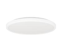 Eglo connect.z Smart Home Plafonnier LED de salle de bain Rovito-Z, ZigBee, app et commande vocale Alexa, blanc chaud-blanc froid, RGB, plafonnier à intensité variable, blanc, IP44, Ø 30 cm