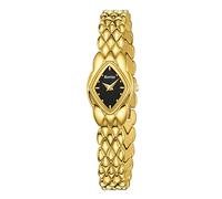 Rovixs Petite montre pour femme facile à lire classique et élégante avec montre, idéale pour un usage quotidien et des occasions, Doré/noir