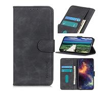 ROVLAK Etui Compatible avec Nokia 1.4 Housse de Protection Anti-Choc avec CR¨¦Dit Carte Fente Etui en Cuir PU+Int¨¦Rieur en Silicone TPU Case Wallet Coque Compatible avec Nokia 1.4,Noir