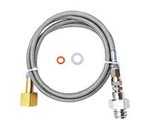 rovrai Adaptateur tuyau haute pression 90 cm pour grandes bouteilles de CO2, Adaptateur Bouteille Gaz, Convient pour machine à gazéifier Grohe Blue Home Tuyau CO2