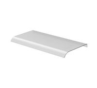 Rovss Auvent de Porte et Fenêtres de Protection UV, 400-1200mm Marquise de Porte et Fenêtres en Polycarbonate, Toit de Porte Résistante aux Intempéries pour d'entrée Porche Extérieure(400x400mm)