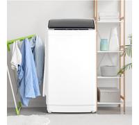 ROVSUN Machine à laver à chargement par le haut, 5 kg, à chargement par le haut, avec 8 programmes de lavage et 5 niveaux d'eau, petite machine à laver silencieuse 60-70 dB, minuterie 24 h, 51 × 47 ×