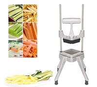 Rovsun Qualité commerciale Français Fry Cutter Heavy Duty Fruits Légumes pommes de terre trancheuse, With1/10,2 cm, 3/20,3 cm Lames et repousse les blocs