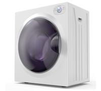 ROVSUN Séchoir à linge portable de 0,8 m³, 1400 W, séchage rapide, charge frontale, avec baignoire en acier inoxydable et panneau de commande LCD, six modes pour appartement, maison, dortoir