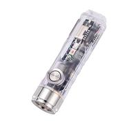 RovyVon Aurora A8 G4 USB-C Porte-clés lampe de poche pratique 650 lumens Lumière avant et feu latéral Ambre Rouge Bleu Transport quotidien, vélo, randonnée et course à pied