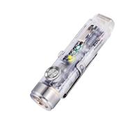 RovyVon Lampe de poche A8, 650 lumens, rechargeable, porte-clés avec mode de verrouillage, rouge, étanche pour la maison, l'extérieur