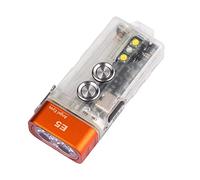 RovyVon Lampe de poche E5 EDC rechargeable AAA 700 lm haute luminosité porte-clés lumineux lumière latérale mode verrouillage étanche pour la maison et l'extérieur