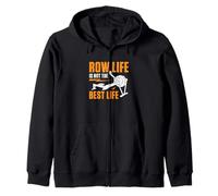 Row Life is Not The Best Life Funny Rowing Ergomètre Rameur Sweat à Capuche