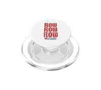 Row Row Row As We Say in Norway Fun Saying Drapeau norvégien PopSockets PopGrip pour MagSafe