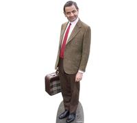 Rowan Atkinson Mr. Bean représentant en carton Comédien