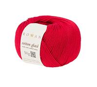 Rowan Cotton Glacé Poppy Pelote de laine 100% coton 50 g