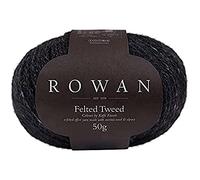 Rowan Fil de tweed feutré noir 50% laine, 25% alpaga, 25% viscose - 50 g