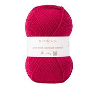 Rowan Fils à Tricoter à La Main Pure Wool Worsted, 100g Rich Red