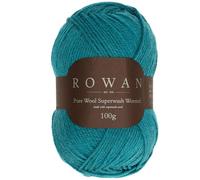Rowan Pure Wool Superwash Pelote de laine peignée 100% laine Bleu sarcelle 100 g