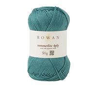 Rowan Summerlite 4Ply Aqua Pelote de laine 100% coton - 50 g
