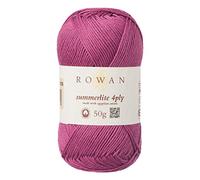 Rowan Summerlite Pelote de laine 100% coton 4 plis Bordeaux 50 g