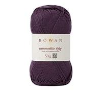 Rowan Summerlite Pelote de laine 4 plis Aubergine 100% coton - 50 g