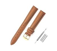 ROWCES Bracelet de montre en cuir 10mm - 24mm bracelets de remplacement de montre pour femme + outils d'installation, 12mm