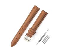 ROWCES Bracelet de montre en cuir 10mm - 24mm bracelets de remplacement de montre pour femme + outils d'installation, 12mm