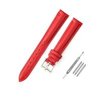ROWCES Bracelet de montre en cuir 10mm - 24mm bracelets de remplacement de montre pour femme + outils d'installation, 18mm