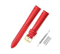 ROWCES Bracelet de montre en cuir 10mm - 24mm bracelets de remplacement de montre pour femme + outils d'installation, 14mm