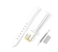 ROWCES Bracelet de montre en cuir 10mm - 24mm bracelets de remplacement de montre pour femme + outils d'installation, 16mm