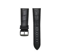 ROWCES Bracelet de montre en cuir 18mm - 28mm Bracelet de montre fermoir à broche Bracelet en cuir pour hommes Bracelet de montre général, 28mm