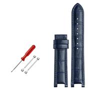 ROWCES Bracelet de montre en cuir 22 * 13mm/20 * 11mm, bracelet de montre cranté, accessoires de montre pour hommes, 20mm