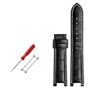 ROWCES Bracelet de montre en cuir 22 * 13mm/20 * 11mm, bracelet de montre cranté, accessoires de montre pour hommes, 20mm