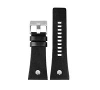 ROWCES Bracelet de montre en cuir de grande taille pour hommes 24mm - 32mm bracelet de remplacement de montre marron noir, 32mm