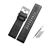 ROWCES Bracelet de montre en cuir de grande taille pour hommes, accessoires de montre de 22 à 32mm avec outils d'installation, 27mm