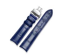 ROWCES Bracelet de montre en cuir de vache à extrémité incurvée, 20mm, 21mm, 22mm, pour montre pour hommes, bracelet de remplacement, 20mm