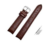 ROWCES Bracelet de montre en cuir, extrémité incurvée, 20mm, 21mm, 22mm, remplacement de montre, 20mm