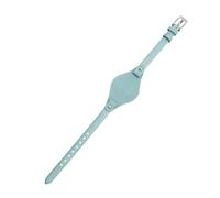 ROWCES Bracelet de montre en cuir pour femmes, petite taille, 8mm, remplacement de montre, Bleu ciel, 8mm
