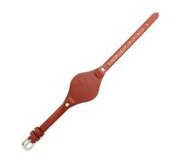 ROWCES Bracelet de montre en cuir pour femmes, petite taille, 8mm, remplacement de montre, Brun, 8mm