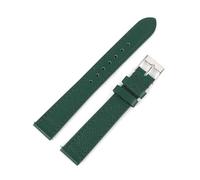 ROWCES Bracelet de montre en cuir Vintage 12mm - 22mm bracelets de remplacement de montre pour hommes et femmes boucle ardillon, Vert, 12mm