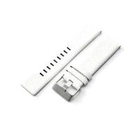 ROWCES Bracelet de montre en cuir Vintage 22mm - 32mm bracelet de montre noir marron blanc montre pour hommes bracelet de remplacement, 27mm