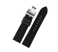 ROWCES Bracelet de montre en toile de Nylon, doublure en cuir confortable, 18 19 20 21 22 23 24mm, 23mm