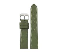 ROWCES Bracelet de montre en toile de Nylon, doublure en cuir confortable, 18 19 20 21 22 23 24mm, 23mm