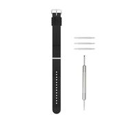 ROWCES Bracelet de montre rayé en Nylon 10mm - 20mm bracelet de montre en toile étanche pour hommes femmes accessoires de montre, 17mm