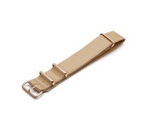 ROWCES Bracelet de remplacement de montre en Nylon, 18mm 20mm 22mm 24mm, accessoires de montre, boucle en or Rose, Beige, 20mm