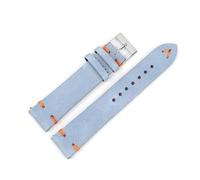 ROWCES Bracelets de montre Vintage en cuir suédé, 18mm 20mm 22mm 24mm, bracelet de remplacement pour accessoires de montre, 20mm