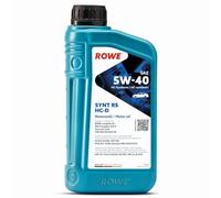 ROWE Huile moteur HIGHTEC 5W-40 Huile de synthèse HC (Hydro-Cracked) ACEA A3/B4 API SN API CF SYNT RS HC-D 1 L Compatible avec VW Golf VII 3/5 portes 5G1, BQ1, BE1, BE2 Golf IV 3/5 portes 1J1