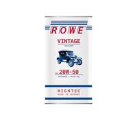 ROWE Huile moteur HIGHTEC VINTAGE 20W-50 Huile minérale API SA UNLEGIERT 5 L